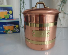 Kupfer Teedose Vorratsdose