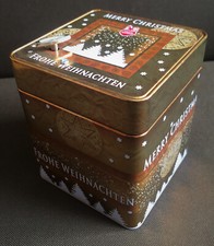 Blechdose/Weihnachtsmotiv mit