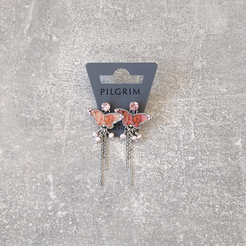Pilger schmetterling ohrringe - pilger,