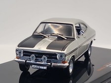 Opel Kadett B Coupe Rallye 1966 silber Modellauto 1:43 ixo models
