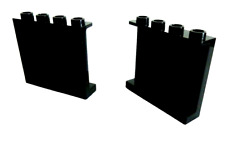 2 x LEGO® 60581 City,Friends,Paneele in 1x4x3 schwarz Neuware.