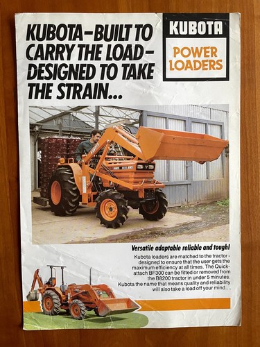 Kubota power loader bf300 - loader,