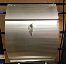 HEIBI Briefkasten, silber, LaOla  64157-072 Edelstahl, NEU, OVP