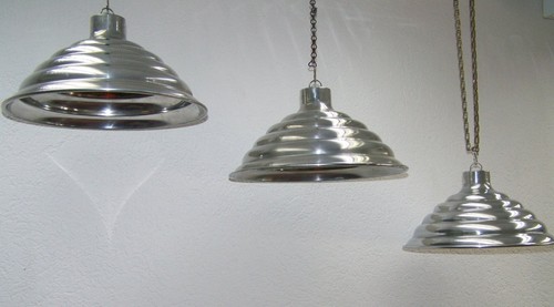 Alte alu lampe art deco - alu,