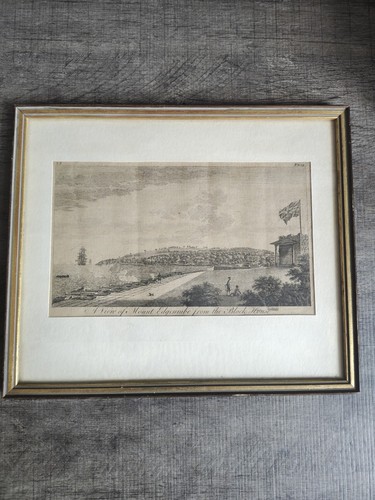 18thc copper engraving - engraving, mount