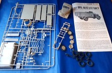 Italeri #216 1/35 WWII Opel Blitz 3to. Type S Bausatz angefangen ohne Decals 