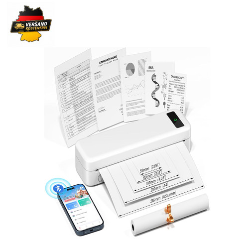Bluetooth drucker tragbarer - bluetooth, a4