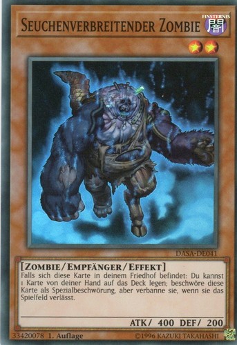 Yugioh seuchenverbreitender - yugioh, 1x