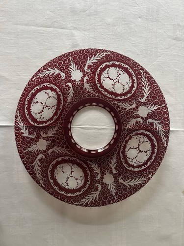 Schale egermann glas rot - schale,