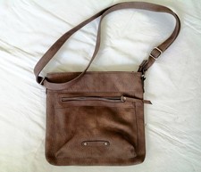 Damen Handtasche Schultertasche Deichmann beige schlamm