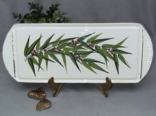 kuchenplatte 50er Vintage, Grünstadt Keramik, Käseplatte,Aufschnittplatte D 1097