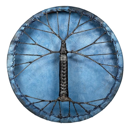 Schamanentrommel blau cm - schamanentrommel,