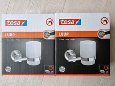 2x tesa Zahnputzbecher mit