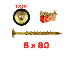 Tellerkopfschrauben 6 8 10 Holzbauschrauben Tellerkopf Holz Schrauben WKCP Torx