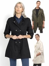 Damen-Trenchcoat Mac Jacke
