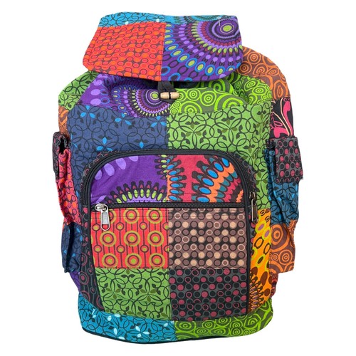 Boho rucksack bunt patchwork - bunt,