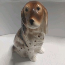 Porzellan Figur Hund Setter