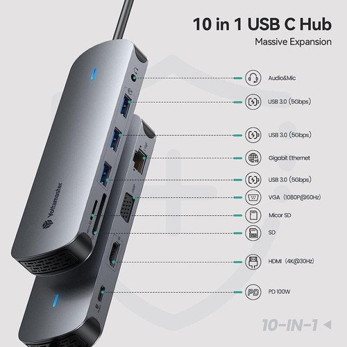 Dockingstation multiport usb - multiport, c