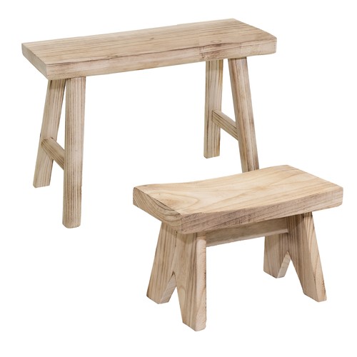 Holz pflanzen hocker - holz,