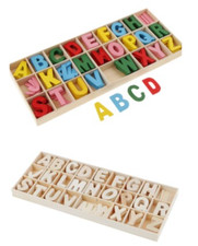 HOLZ BUCHSTABEN SET - ALPHABET