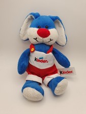 Ferrero Kinderschokolade Kinder Hase Stofftier Blau ca. 25cm