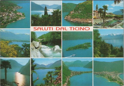 Ansichtskarte tessin schweiz - tessin,