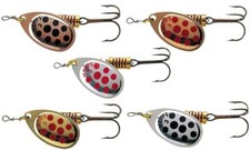 Mepps Aglia mit Punkten Spinner Hecht Barsch Raubfischköder Spinnangeln