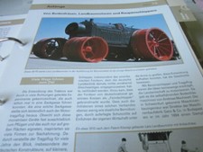 Traktor Datenblatt Anfänge 16