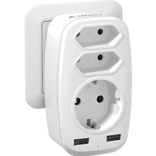 Multistecker mit 1 Schuko und