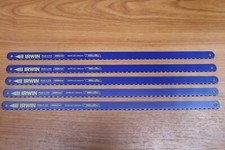 Irwin 300mm 12" Bügelsägeblatt 32TPI 5er Pack WeldTec Klingen Metall Stahl Guss