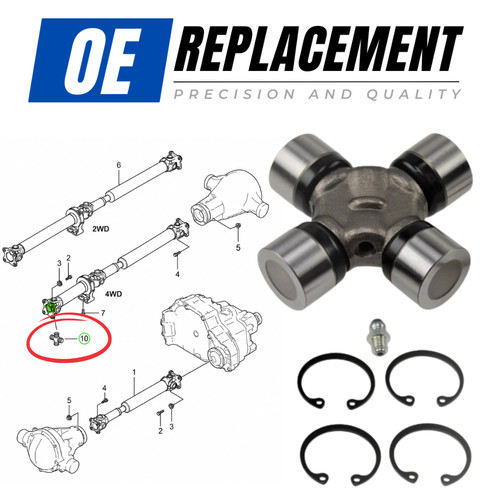 Propshaft universal joint - universal, for