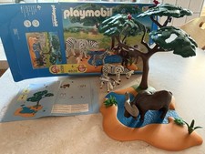 Playmobil 4828 Safari Zebra Wasserbüffel Wasserstelle
