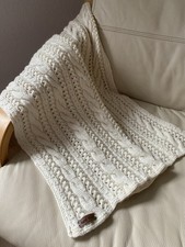 Babydecke aus 100% Merinowolle