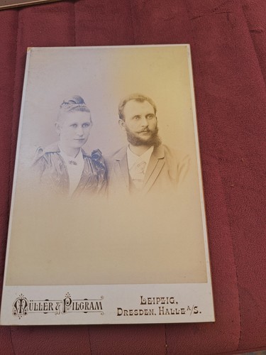 Cdv edles paar 1892 - paar,