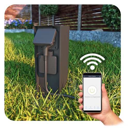 Zavo gartensteckdose smart - gartensteckdose,