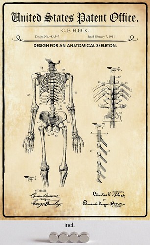 Blechschild 20x30 patent - 20x30,