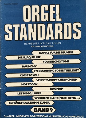 Noten orgel standards - orgel,