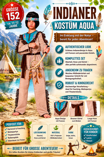 Abenteuer kostüm kinder aqua - abenteuer,