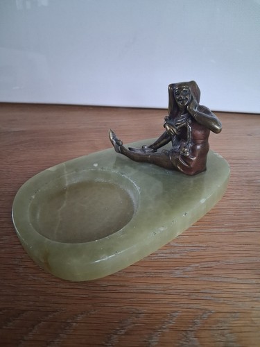 Aschenbecher naturstein onyx - aschenbecher,