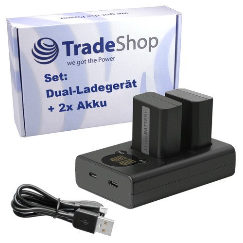 3in1 set dual lcd - lcd, ladegerät