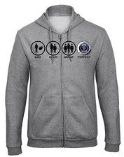Saab Scania Auto Kapuzenpullover Hooded Sweatjacke mit Reißverschluss-9175-Grau