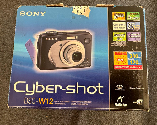 Sony cyber shot dsc - sony, dsc-w12