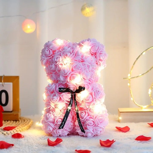 Rosen teddy bär geschenkbox - teddy,