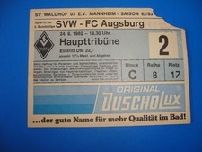 82/83 Ticket SV Waldhof