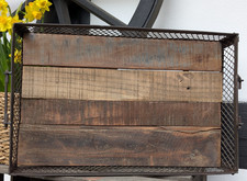 ❤  Tablett aus Altholz mit