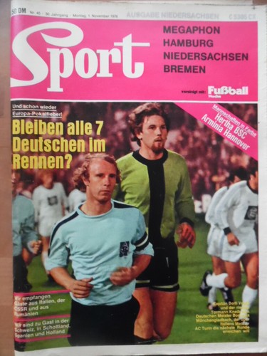 Sport megaphon 11 1976 - 1.11.,