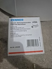 Zenner Wasserzähler Qn 2,5 Warmwasser 130mm 3/4 Zoll 2025