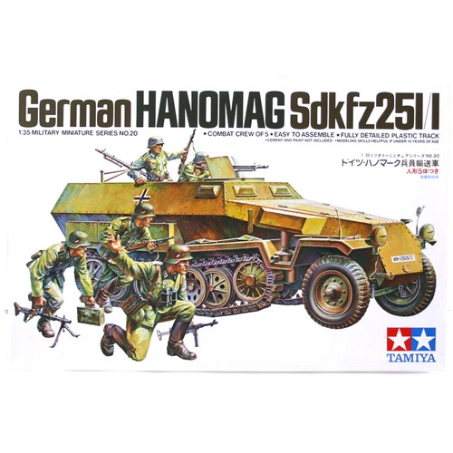 Tamiya hanomag sdkfz251 1 - tamiya, sdkfz251/1