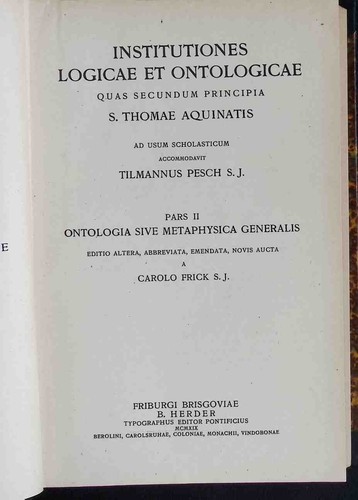 Institutiones logicae - , et
