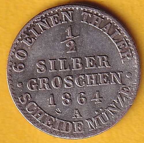 Preußen 2 silbergroschen - -, 1/2
